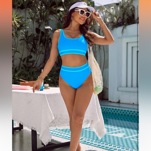 High Waisted/High Cut Bikini - Picture 1 of 10